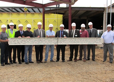 Tom Dickinson at groundbreaking ceremony